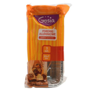 Foremki aluminiowe 3szt do pieczecznia